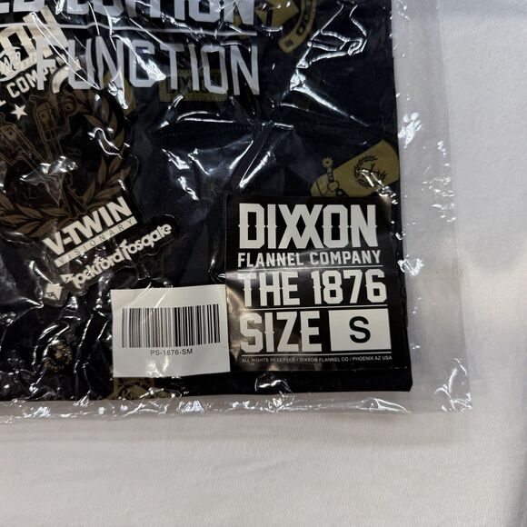 DIXXON Flannel Company Men's The 1876 V-Twin Visionary Party Shirt Size S NEW - Picture 4 of 6